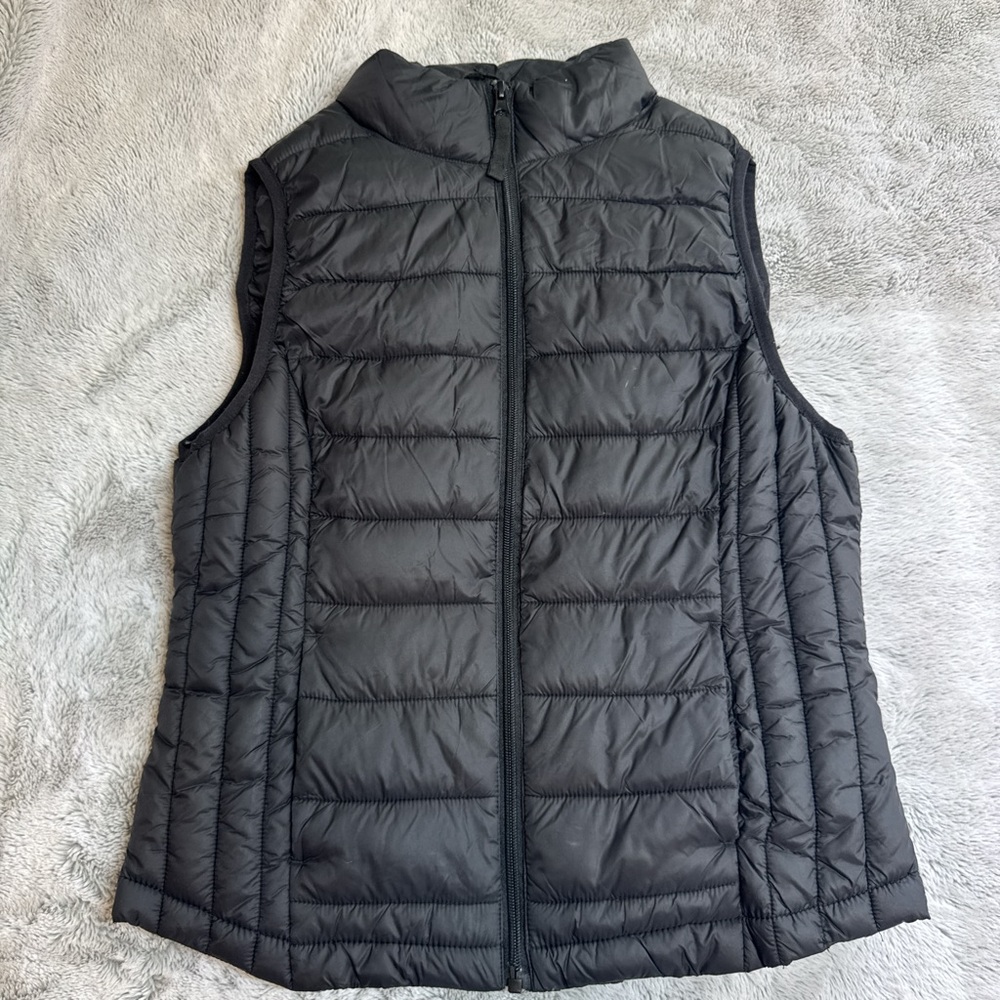 Black Quilted Puffer Vest